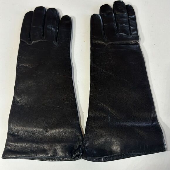 PLYMOUTH Women's Leather Evening Driving Gloves Brown Size 7 - Picture 3 of 9